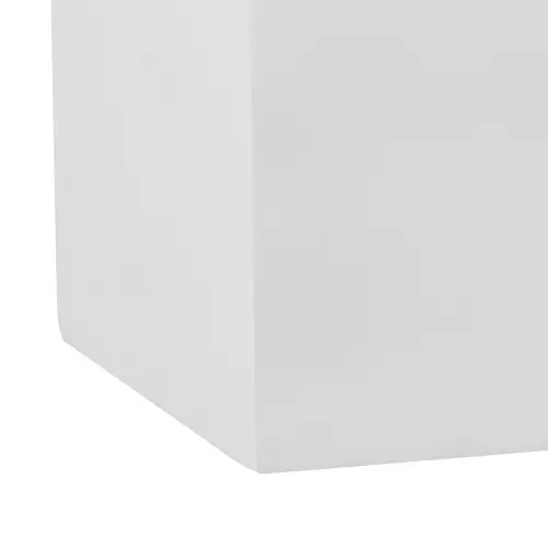 Dolna krawędź donicy D92A w kolorze biały połysk