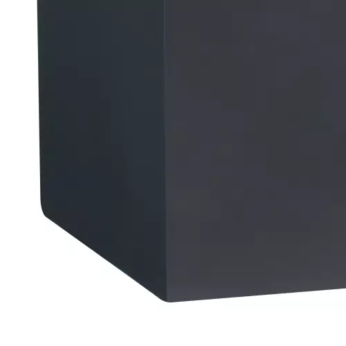 Dolna krawędź donicy D92A w kolorze antracyt mat