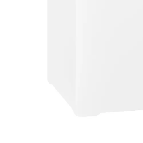 Dolna krawędź donicy D934A w kolorze biały mat