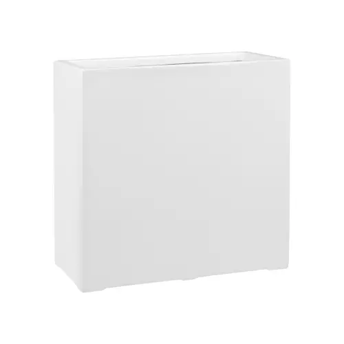 Biała donica D972D o wymiarach 80x40x80 cm