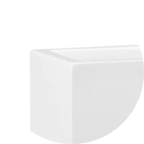 Górna krawędź donicy D972D w kolorze biały połysyk