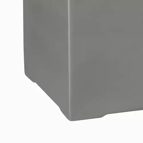 Dolna krawędź donicy D972D w kolorze szary mat