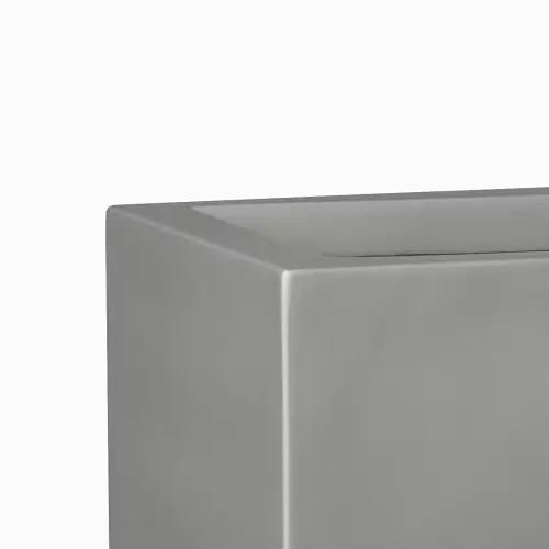 Górna krawędź donicy D972D w kolorze szary mat