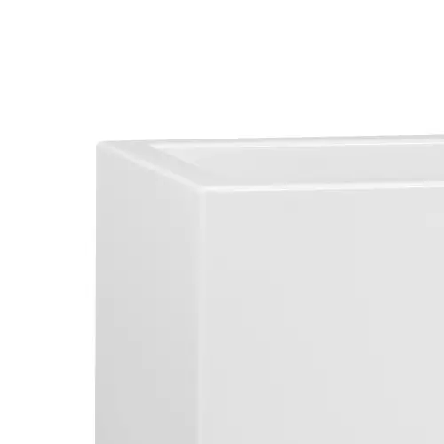 Górna krawędź donicy D972F w kolorze biały połysk