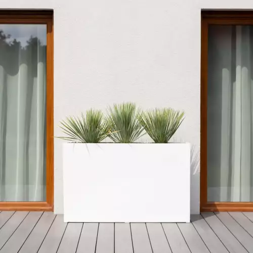 Donica z włókna szklanego D972G biały mat