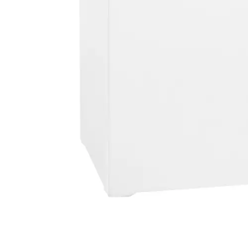 Charakterystyczne nóżki białej donicy D972G