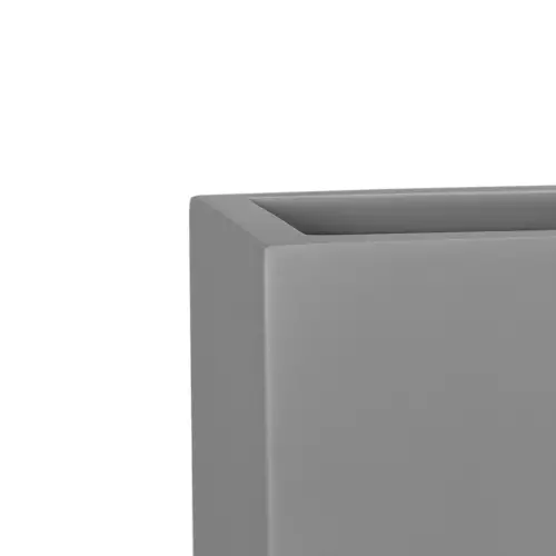 Górny narożnik szarej donicy D972G