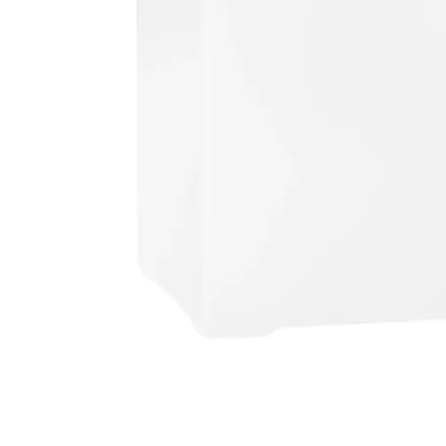 Biała matowa donica D972LB - nóżka