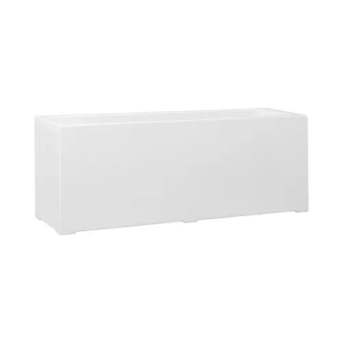 Donica z włókna szklanego D972B w kolorze biały połysk