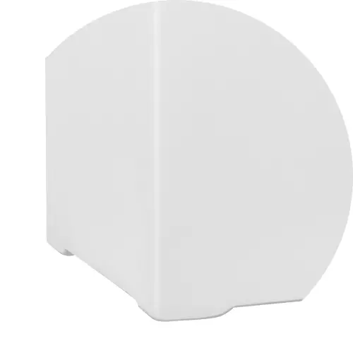 Dolna krawędź donicy D972L w kolorze biały połysk