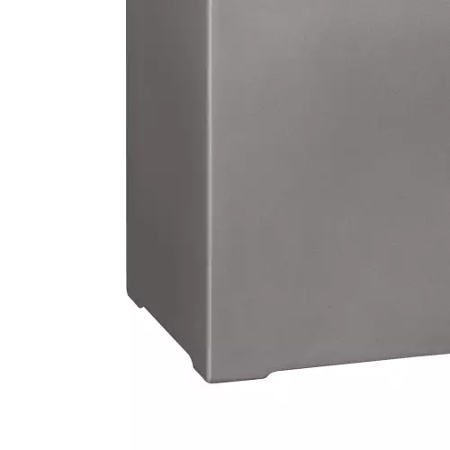 Charakterystyczne nóżki donicy D972N w kolorze szary mat