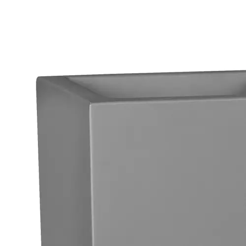 Górna krawędź donicy D973D w kolorze szary mat