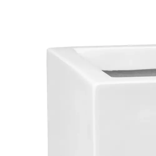 Górna krawędź donicy D973N w kolorze biały połysk