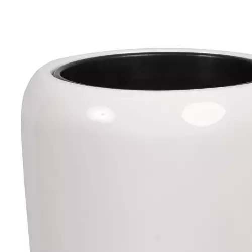 Górna krawędź donicy D982H w kolorze biały połysk