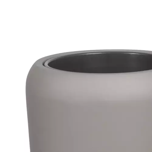 Górna krawędź donicy D982H w kolorze szary mat