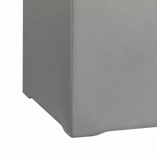 Dolna krawędź donicy D992A w kolorze szary mat