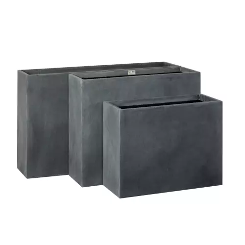 Grafitowe donice tarasowe D272L, D272A i D272B