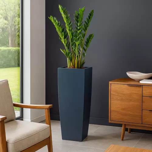 Donica D106E 36x36x92 cm antracyt mat