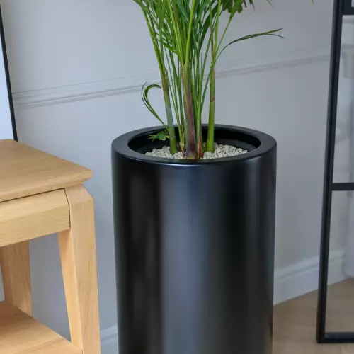 Donica Ø40x75 cm czarny mat - D901BB