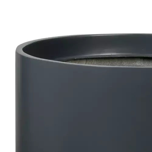 Górna krawędź donicy BOLLA 70 w kolorze antracyt mat