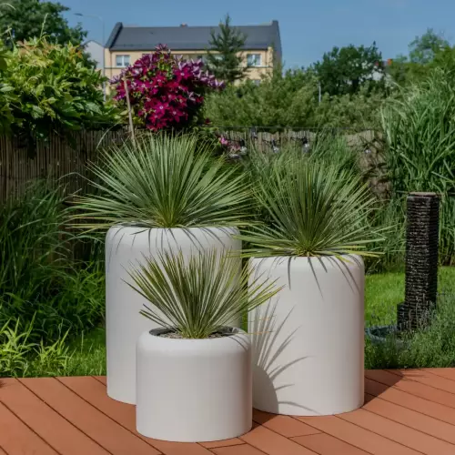 Zestaw donic AMBIENTE w kolorze biały beton