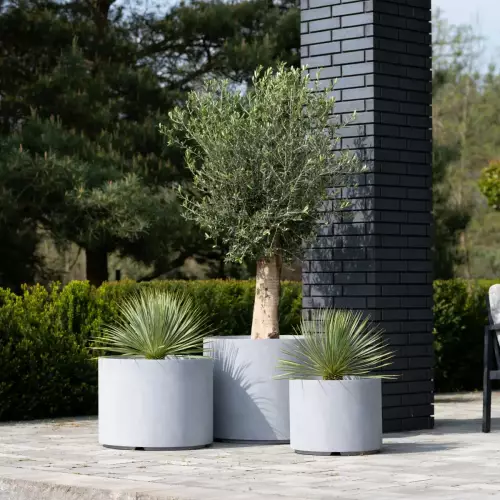 Komplet donic na taras - ZADORA D101 szary beton