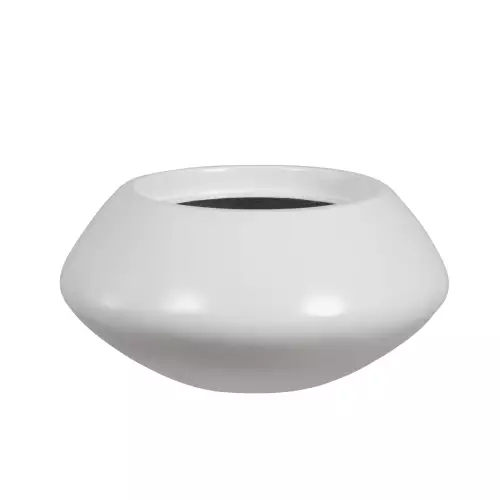 Donica z włókna szklanego PAUNCH 17 biały mat