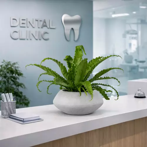 Doniczka PAUNCH 17 w kolorze szary beton w recepcji