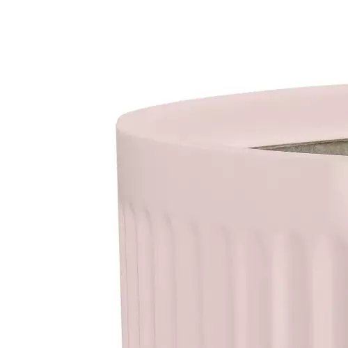 Górna krawędź donicy LEO24 w kolorze różowy mat