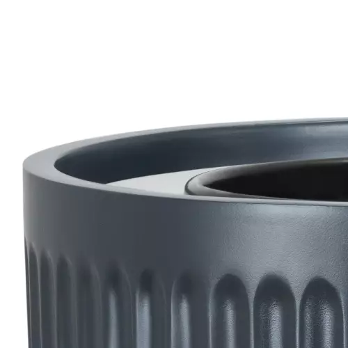 Górna krawędź donicy LEO29 antracyt mat z wkładem