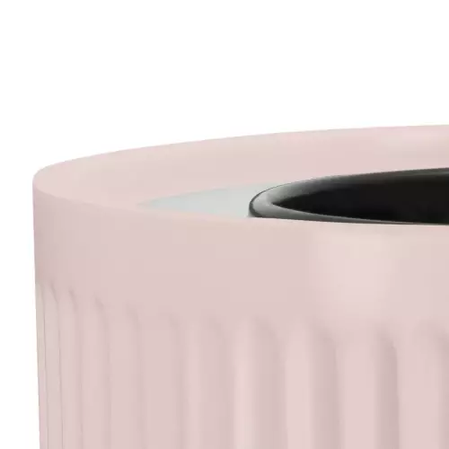 Górna krawędź donicy LEO37 różowy mat z wkładem