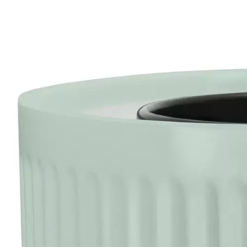 Górna krawędź donicy LEO29 szałwiowy mat z wkładem