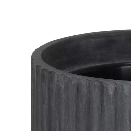 Górna krawędź donicy RC80 w kolorze grafitowy beton