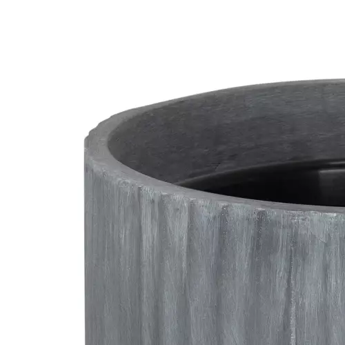 Górna krawędź donicy RC80 w kolorze szary beton