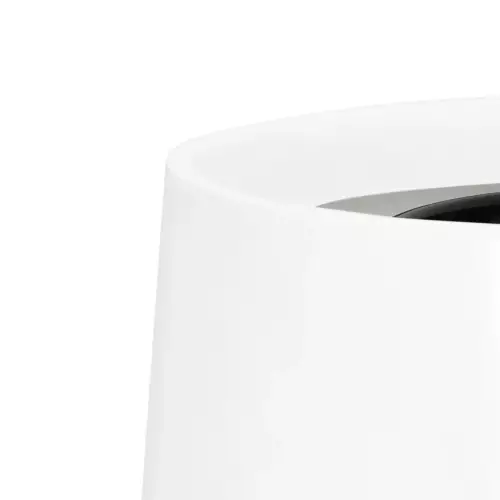 Górna krawędź donicy SQ40 w kolorze biały mat