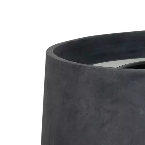 Górna krawędź donicy SQ30 w kolorze grafitowy beton