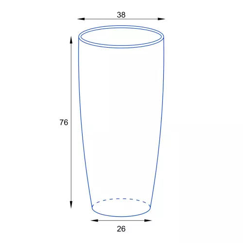 Donica D282D bez wewnętrznej półki