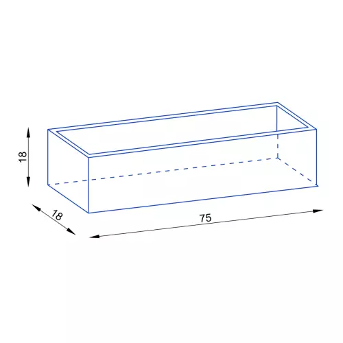 Wymiary donicy D109A