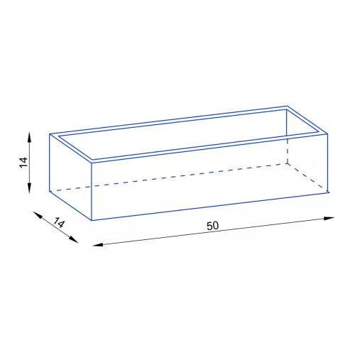 Wymiary donicy D109S