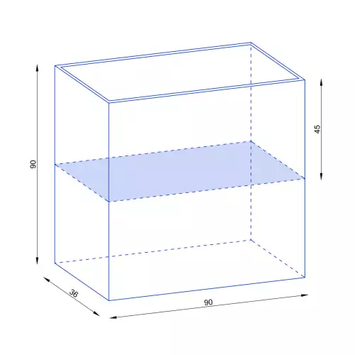 Wymiary donice D272C
