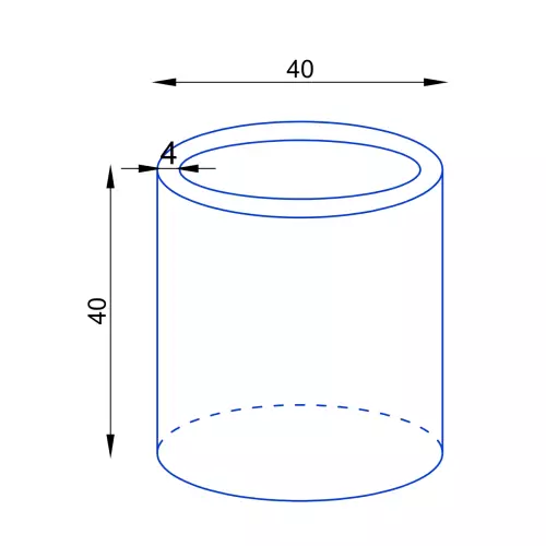 Wymiary donicy D901B