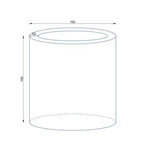 Wymiary donicy D901F