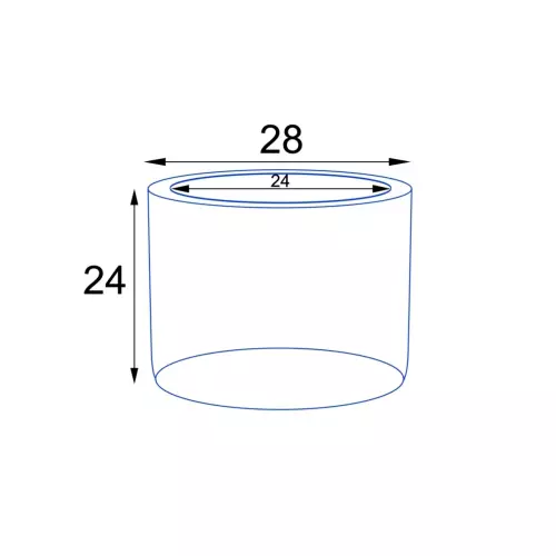 Wymiary doniczki LEO24