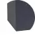 Dolna krawędź donicy D273C w kolorze antracyt mat
