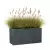 Trawy w donicy D313D grafitowy beton