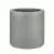 Duża okrągła donica D901E Ø80x80 cm szary mat