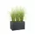 Trawy w antracytowej donicy D913N