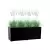 Trawy w czarnej donicy D972L 90x28x34 cm