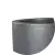 Górna krawędź donicy D982C w kolorze antracyt mat