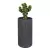 Kaktus w donicy RC80 grafitowy beton